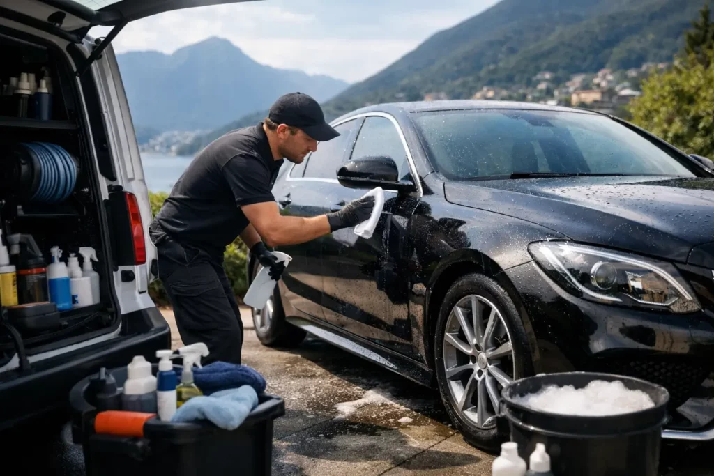 Lavaggio auto a domicilio Lugano: cosa aspettarsi